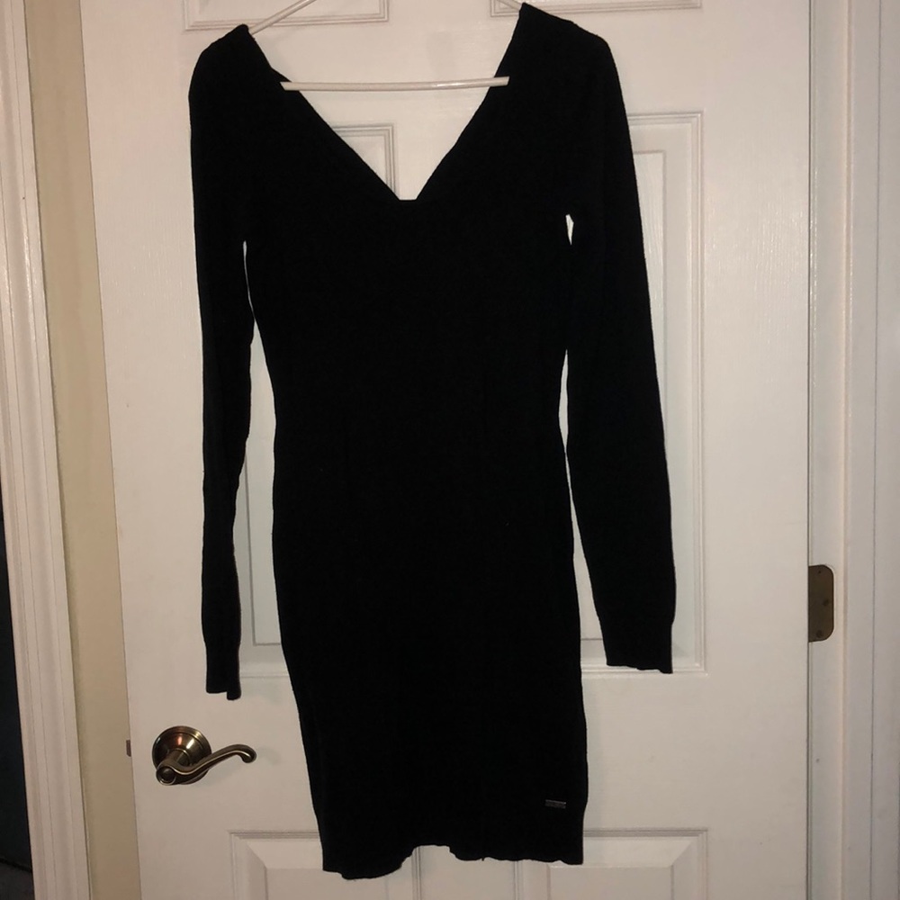 scoop sweater dress